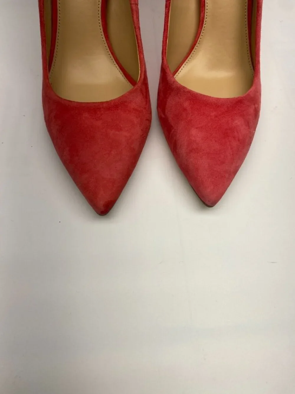 Sam Edelman Womens Vienna Red Suede Pointed Toe Heel Sz 8